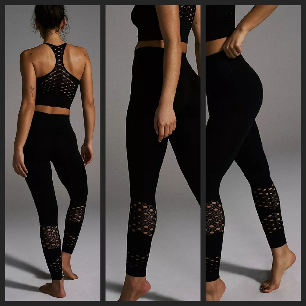 Free People Chain Reaction Leggings Black